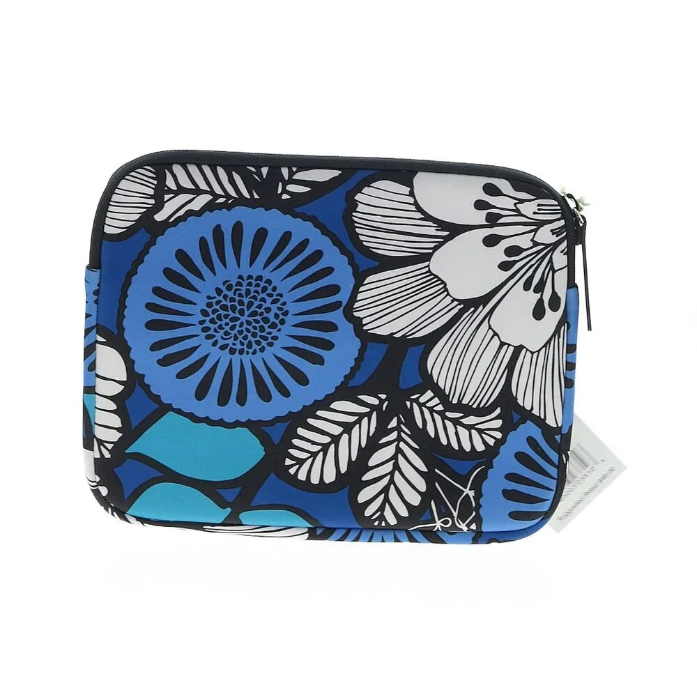 NWT Vera Bradley Neoprene Blue Bayou Tablet/iPad Sleeve Blue Bayou Padded